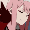 zero two smiling